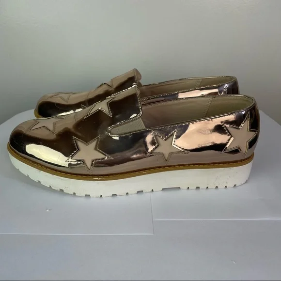 Qupid Shoes Woman Slip on 8 Size Shiny Confortable - Picture 2 of 12